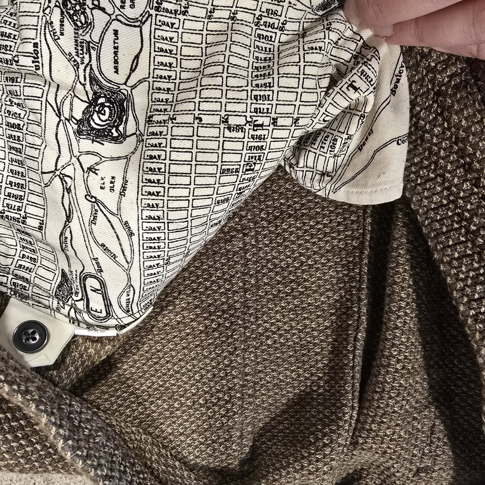 Textured Brown Pants - Picture 6 of 6